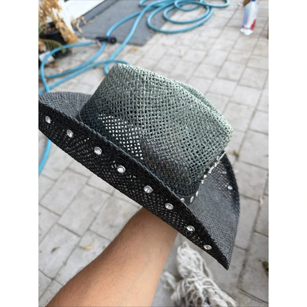 Peter Grimm Cowboy Hat One Size Emblem Woven Western Hat Country Jazz